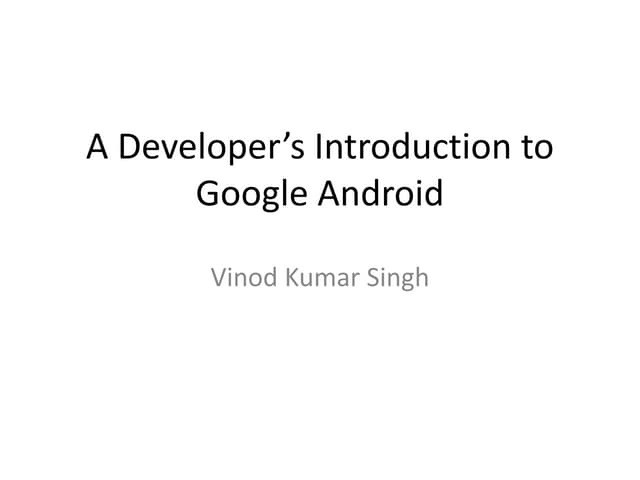 Intro google-android