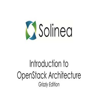 Introduction to OpenStack Architecture