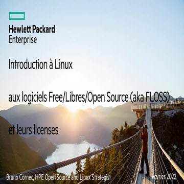 Introduction à Linux et aux logiciels libres