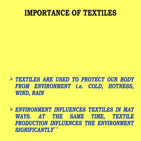 Intro textiles | PPT