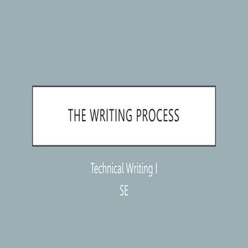 Intro- The Writing Process.ppt