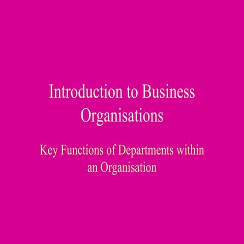 Role & functions of the office | PPTX