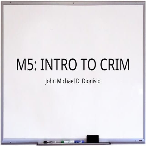 Criminology | PPTX