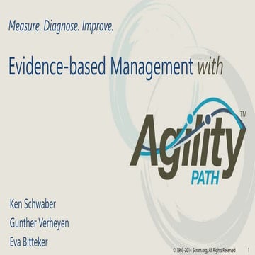 Evidence-based Management with Agility Path