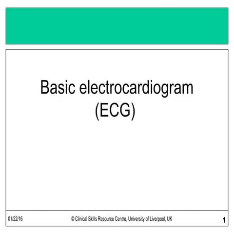 Intro to ECG