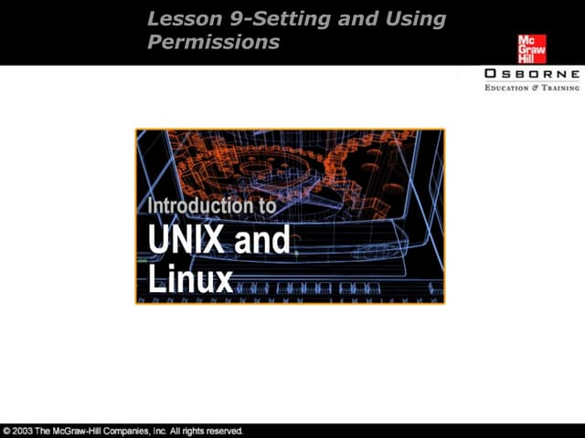 intro unix/linux 09