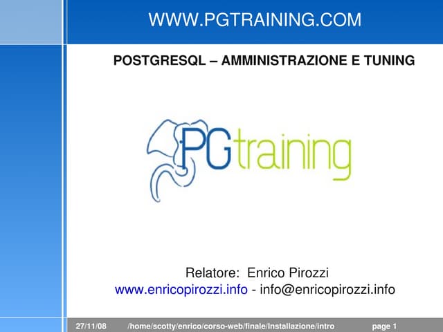 PostgreSQL | PPT
