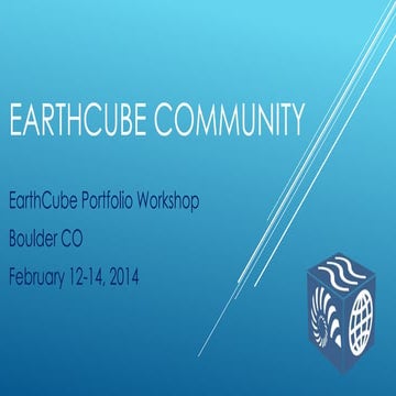 EC Portfolio Workshop Introduction 
