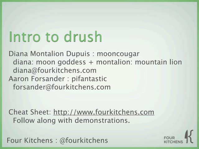 Intro to Drush
