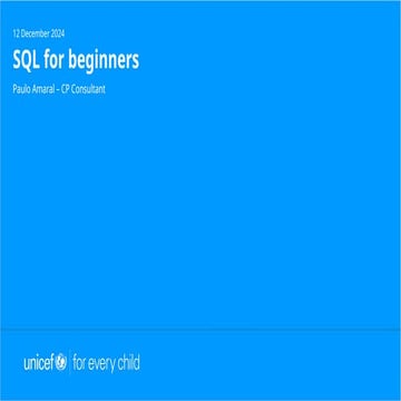 Comprehensive SQL Tutorial for Beginners: Concepts, Syntax, and Hands ...
