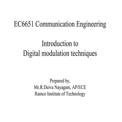 ASK FSK PSK Introduction