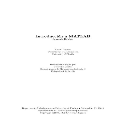 Intro a matlab