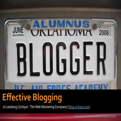 Effective Blogging: Strategy & Top Tips