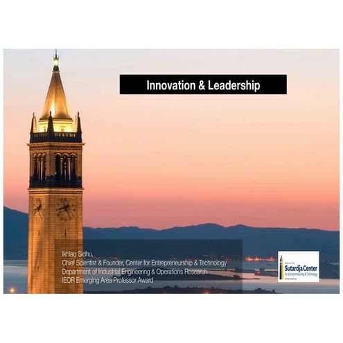 Berkeley Method of Innovation Leadership