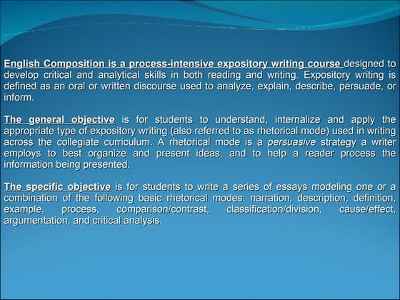 Writing different types of essays narrative, descriptive, persuasive | PPT