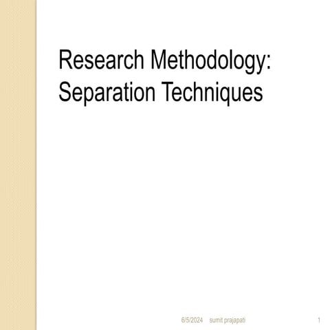 Introduction to basic Chromatography.pptx