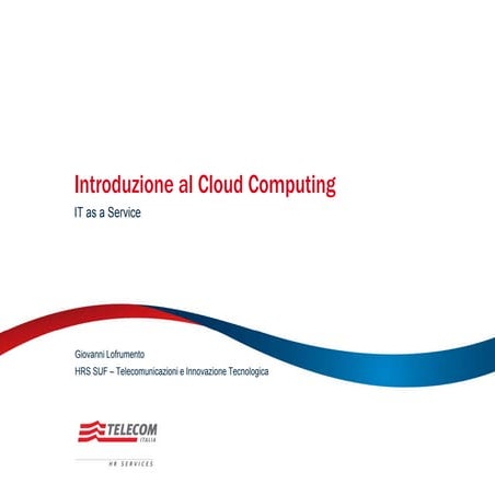Introduzione al cloudcomputing
