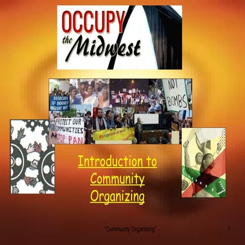 Methods of community organization | PPTX