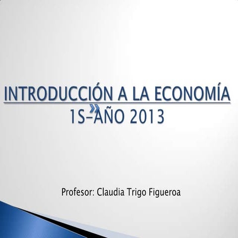 Intro a la economia 