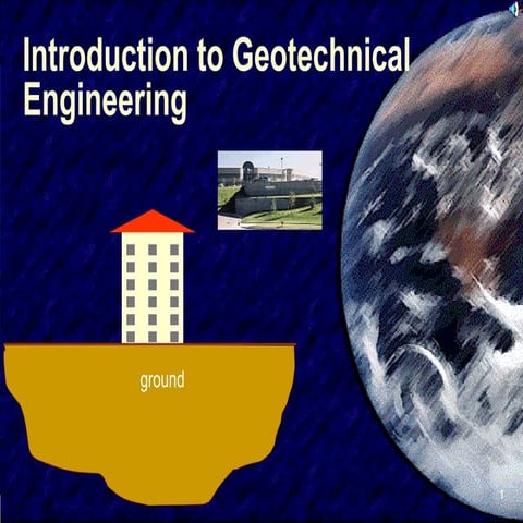 Geo Technical Engineering Introduction