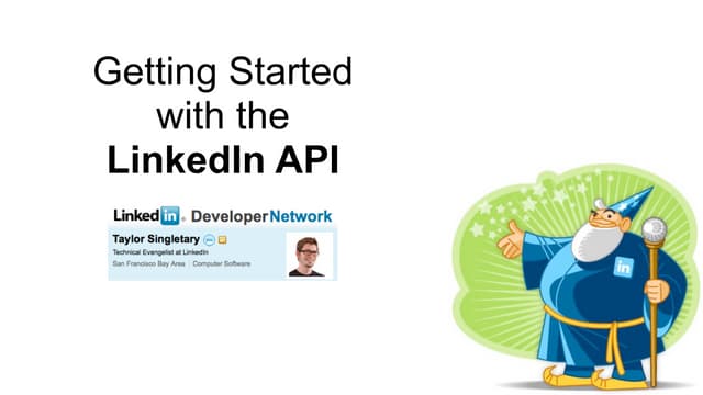 Getting Started with the LinkedIn API