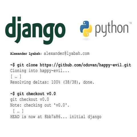 Intro django | PPT