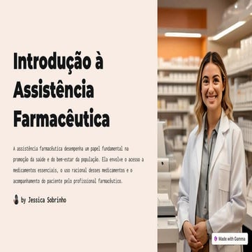 Assistência e Atenção Farmacêutica - Histórico, Conceitos e embasamento ...