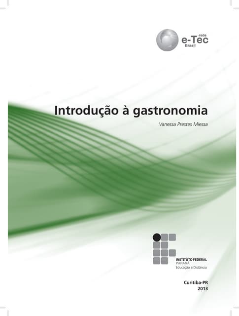 Introducao a gastronomia