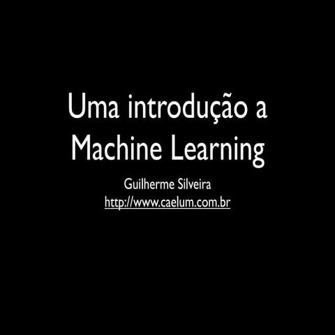 Introducao a machine learning na educacao