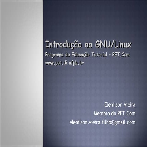 Introdução ao GNU/Linux