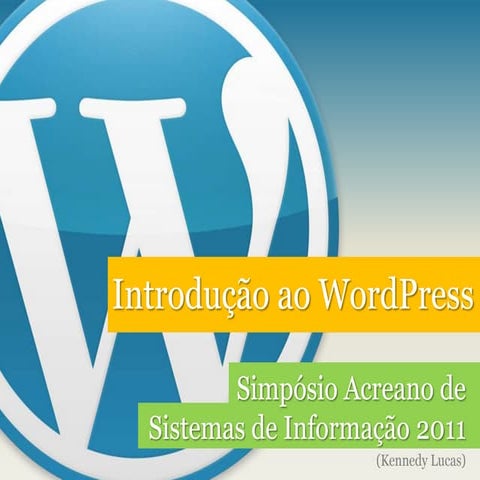 Introducao ao WordPress