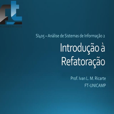 Introducao a refatoracao