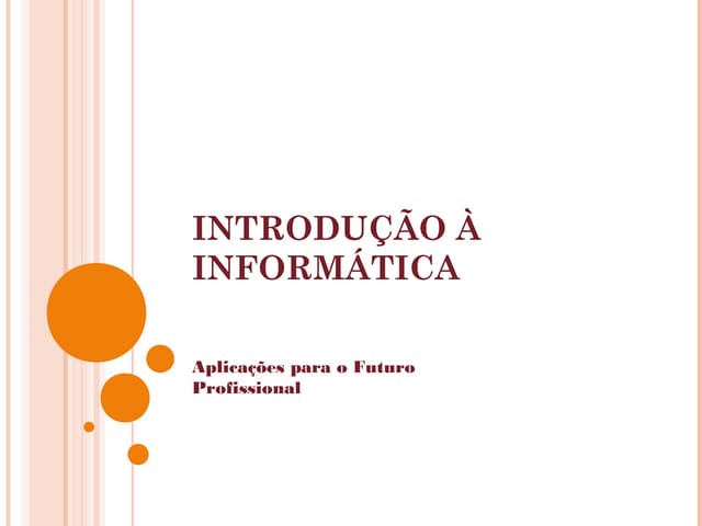 Introducao à Informatica Aplicada