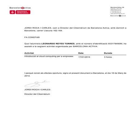 Introducció al cloud computing per a empreses(certificat)