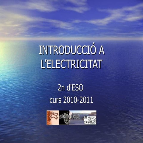 Introducció a l´electricitat 2 ESO