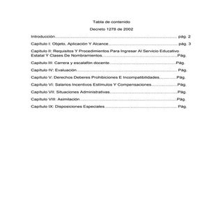 decreto 1278 del 2002