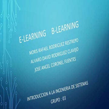 Qué Es B Learning | PPTX
