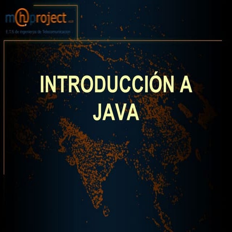 Introducción a JAVA.