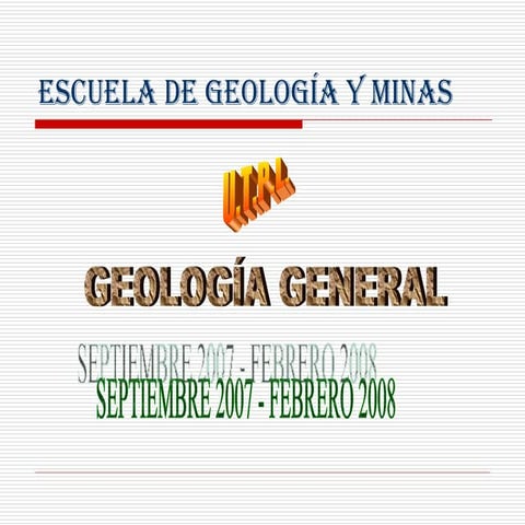 Introducción a la geología