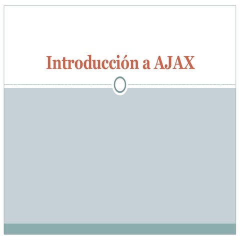 IntroduccióN Ajax