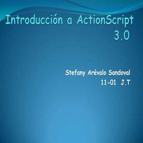Introducción a action script 3