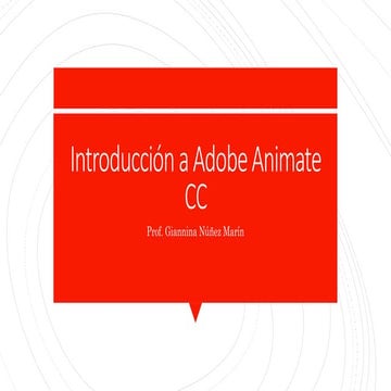 Introducción a adobe animate cc
