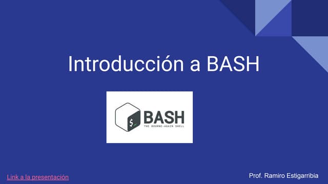 Introducción a bash