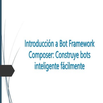 Creación De Un Bot Con Bot Framework Composer – GZDMSH