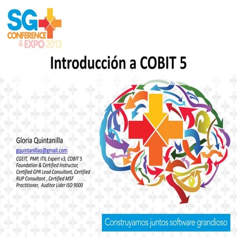 Introducción a cobit 5