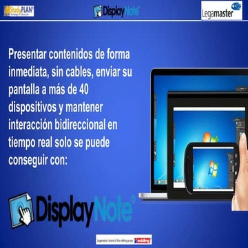 Introducción a Display Note La Pizarra Digital. DisplayNote es la ...
