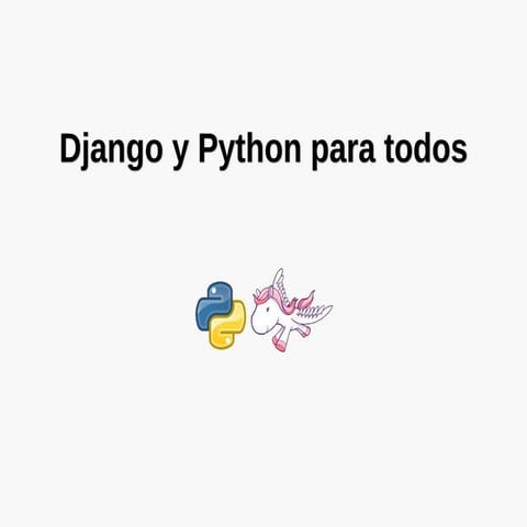 Django y Python para todos