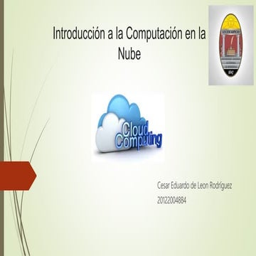 La nube en el Universo Internet y cloud computing | PDF