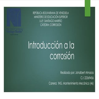 Introducción a la corrosión johalbe...