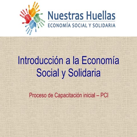Triptico de economia social y solidaria con sus principios | PDF